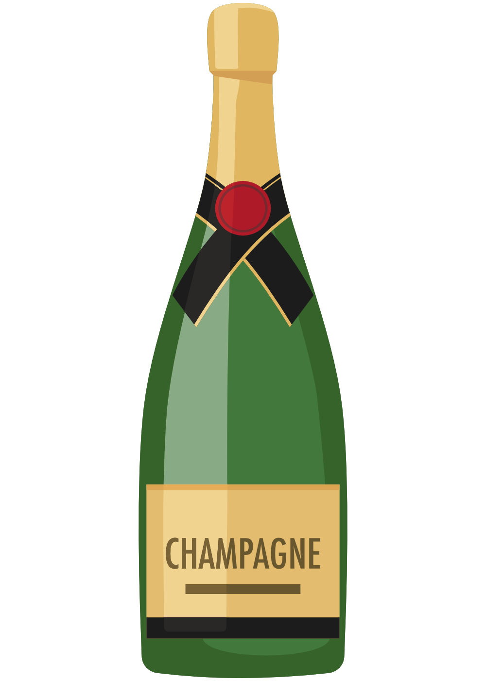 シャンパンボトル